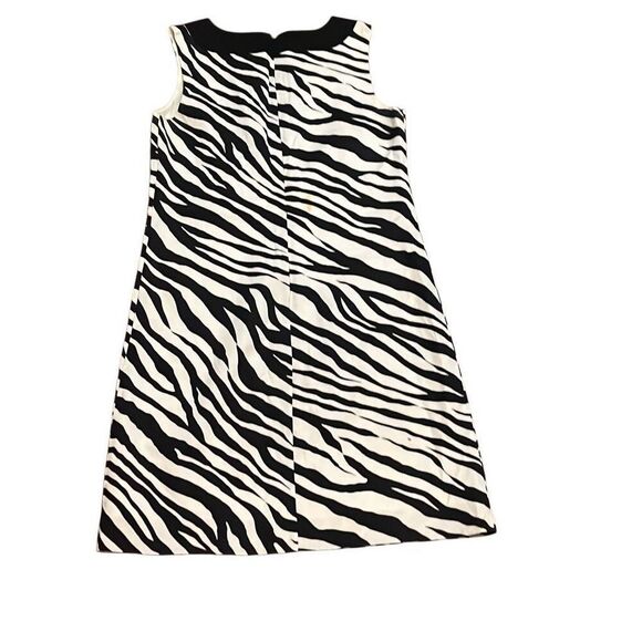 Michael Kors zebra print shift dress size 6 - Picture 3 of 3